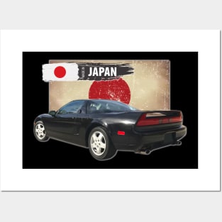 1991 Acura NSX in Berlina Black 06 Posters and Art